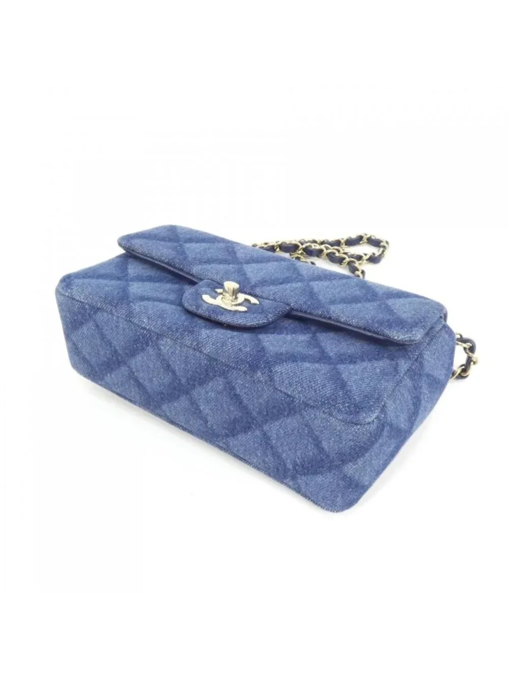 Chanel Shoulder Bag Blue - Picture 3 of 6